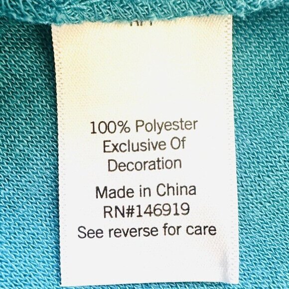 NWT SO Juniors Pullover Shirred Turquoise Terry Cloth Smocked Peplum Tank Sz XXL - Picture 11 of 11